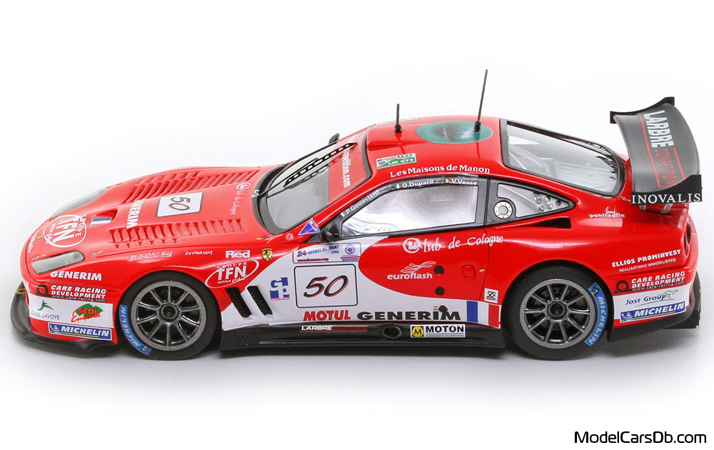 2005 - Ferrari 550 Maranello Red Line 1/43 (Kрасный / Белый) Сторона