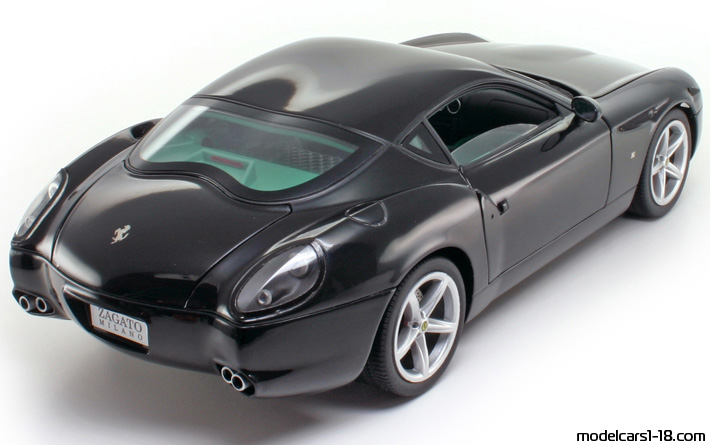 2006 - Ferrari 575 GTZ Zagato Elite 1/18 (Чёрный) Задняя правая сторона