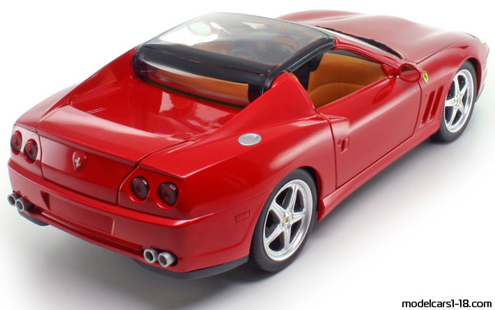 2006 - Ferrari 575 Superamerica Hot Wheels 1/18 (Kрасный) Задняя правая сторона