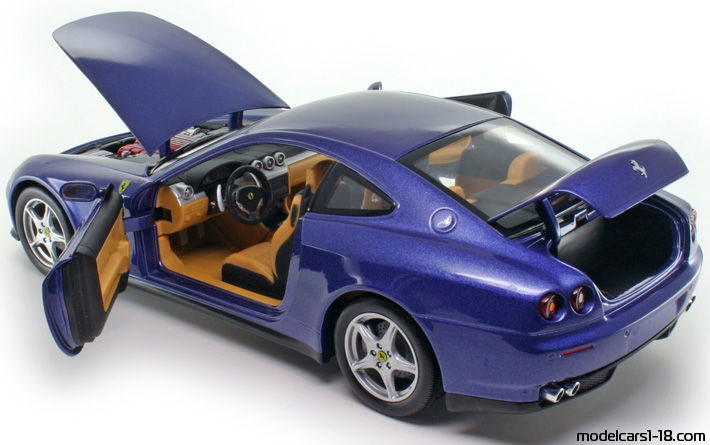 2003 - Ferrari 612 Scaglietti Hot Wheels 1/18 (Синий) Открывающиеся части