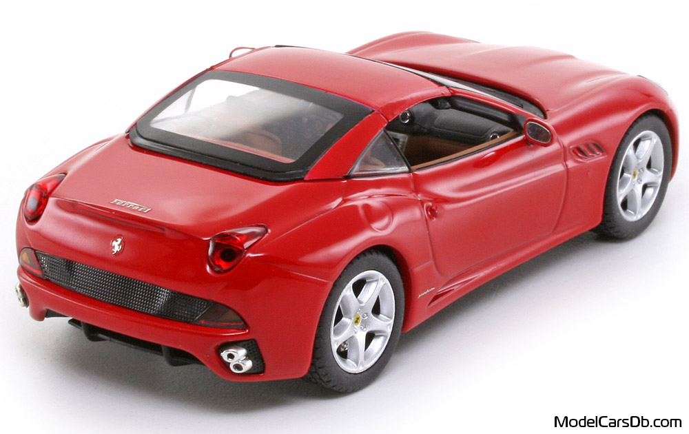 2008 - Ferrari California Elite 1/43 (Kрасный) Задняя правая сторона