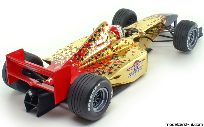 2000 - Ferrari F300 Event Car Minichamps 1/18 (Белый) Задняя правая сторона