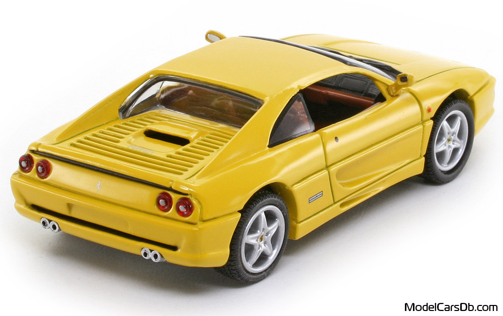 1994 - Ferrari F355 Hot Wheels 1/43 (Жёлтый) Задняя правая сторона