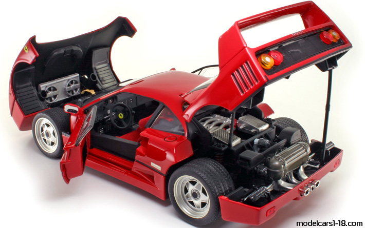 1987 - Ferrari F40 Elite 1/18 (Жёлтый) Открывающиеся части