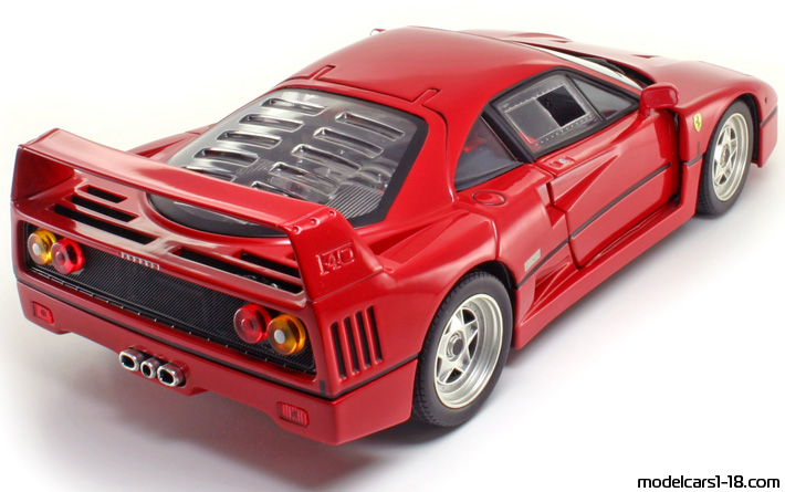 1987 - Ferrari F40 Elite 1/18 (Жёлтый) Задняя правая сторона