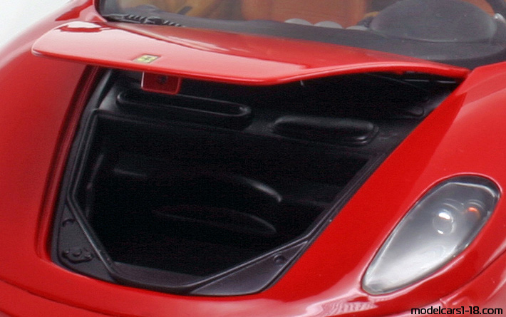 2005 - Ferrari F430 Hot Wheels 1/18 (Kрасный) Багажник / Поднимающиеся фары