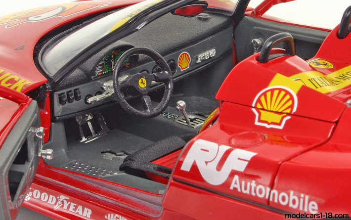 1995 - Ferrari F50 Bburago 1/18 (Kрасный) Интерьер панель приборов