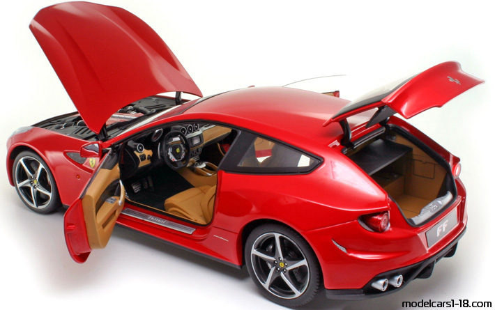 2011 - Ferrari FF Elite 1/18 (Kрасный) Открывающиеся части