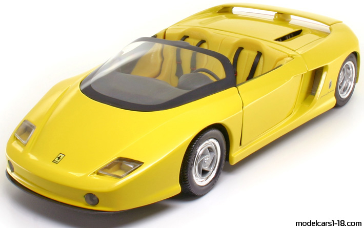 1989 - Ferrari Mythos Concept Revell 1/18 (Yellow) Передняя левая сторона