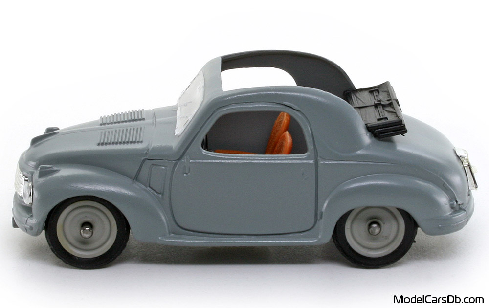 1949 - Fiat 500C Topolino Brumm 1/43 (Серый ) Сторона
