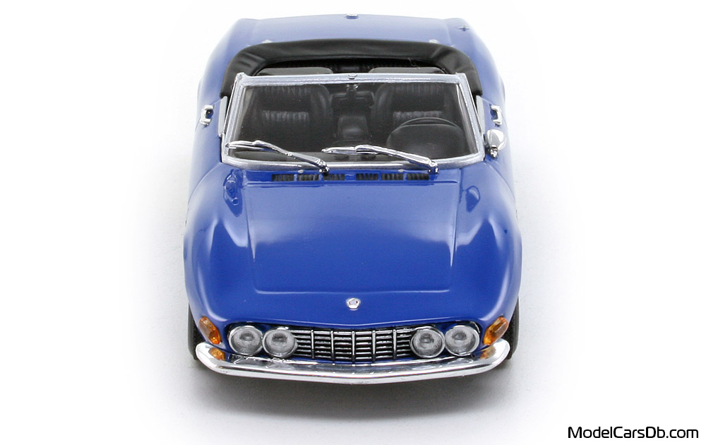 1966 - Fiat Dino Spider Minichamps 1/43 (Синий) Спереди