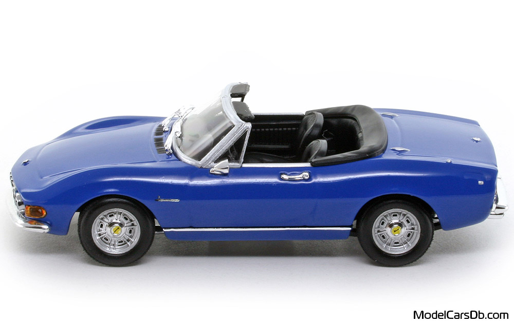 1966 - Fiat Dino Spider Minichamps 1/43 (Синий) Сторона
