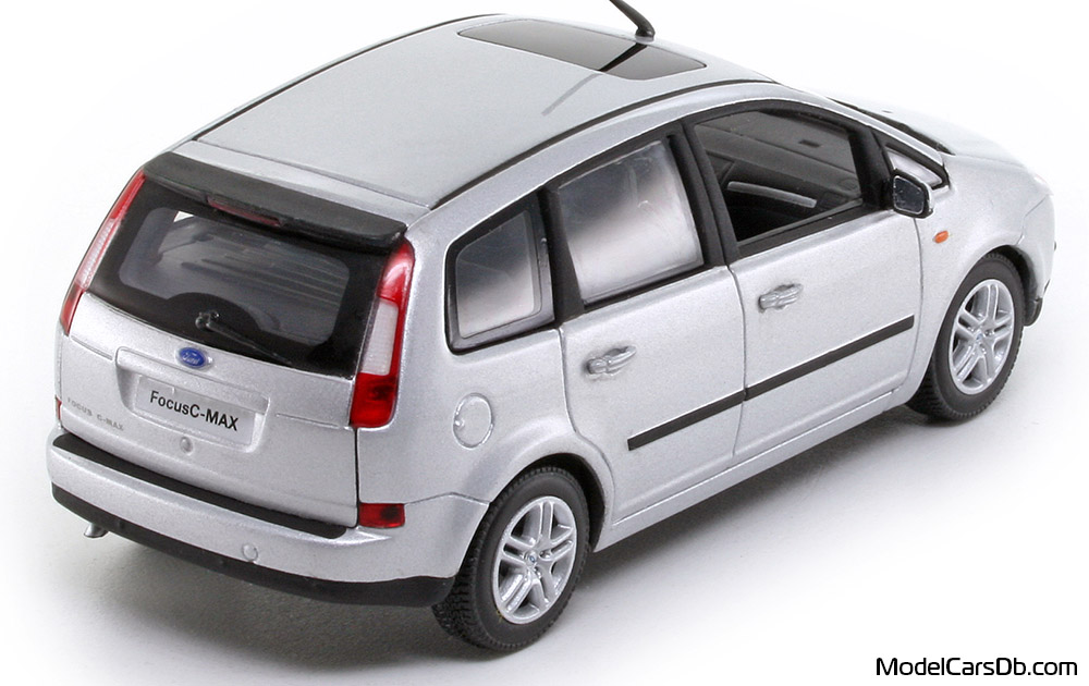 2003 - Ford C-Max Minichamps 1/43 (Серебристый) Задняя правая сторона