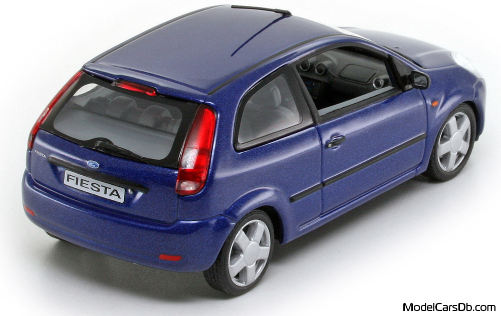 2002 - Ford Fiesta Minichamps 1/43 (Синий) Задняя правая сторона