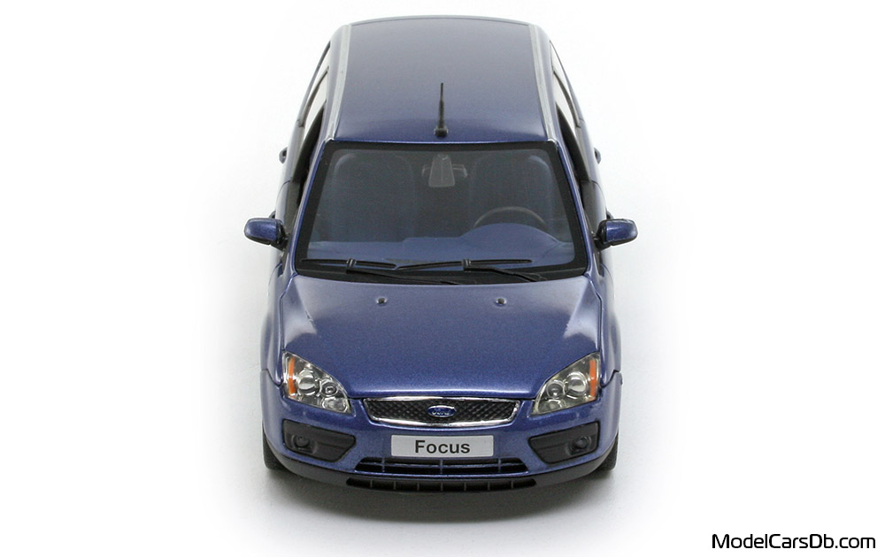 2004 - Ford Focus Turnier Minichamps 1/43 (Синий) Спереди