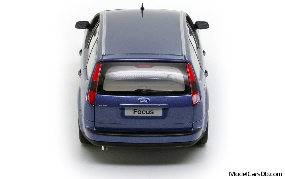 2004 - Ford Focus Turnier Minichamps 1/43 (Синий) Сзади