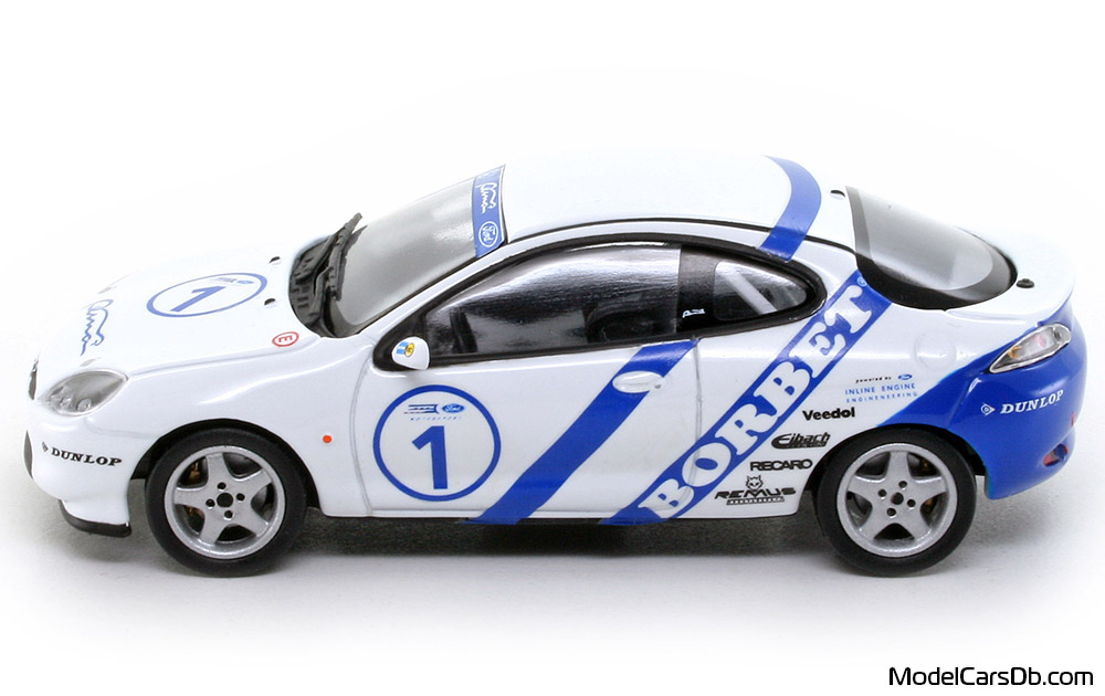 1998 - Ford Puma Cup Minichamps 1/43 (Белый / Синий) Сторона
