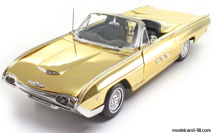 1963 - Ford Thunderbird Anson 1/18 (Позолоченный) Передняя левая сторона