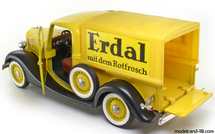 1936 - Ford V8 Solido 1/19 (Жёлтый / Чёрный) Открывающиеся части