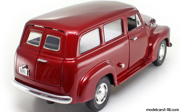 1950 - GMC Carryall Suburban Mira 1/18 (Коричневый) Задняя правая сторона