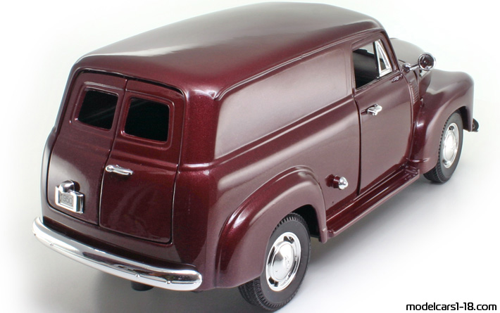 1950 - GMC Panel Truck Mira 1/18 (Kрасный) Задняя правая сторона