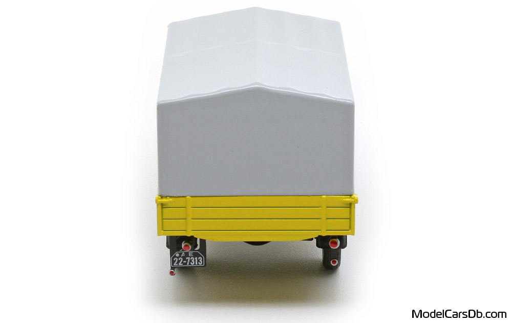 1950 - Goliath GD 750 Norev 1/43 (Серый  / Жёлтый) Сзади