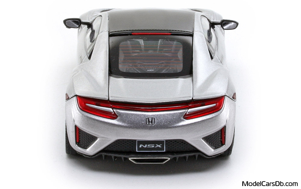 2017 - Honda NSX (NC1) TSM-Model 1/43 (Серебристый) Сзади