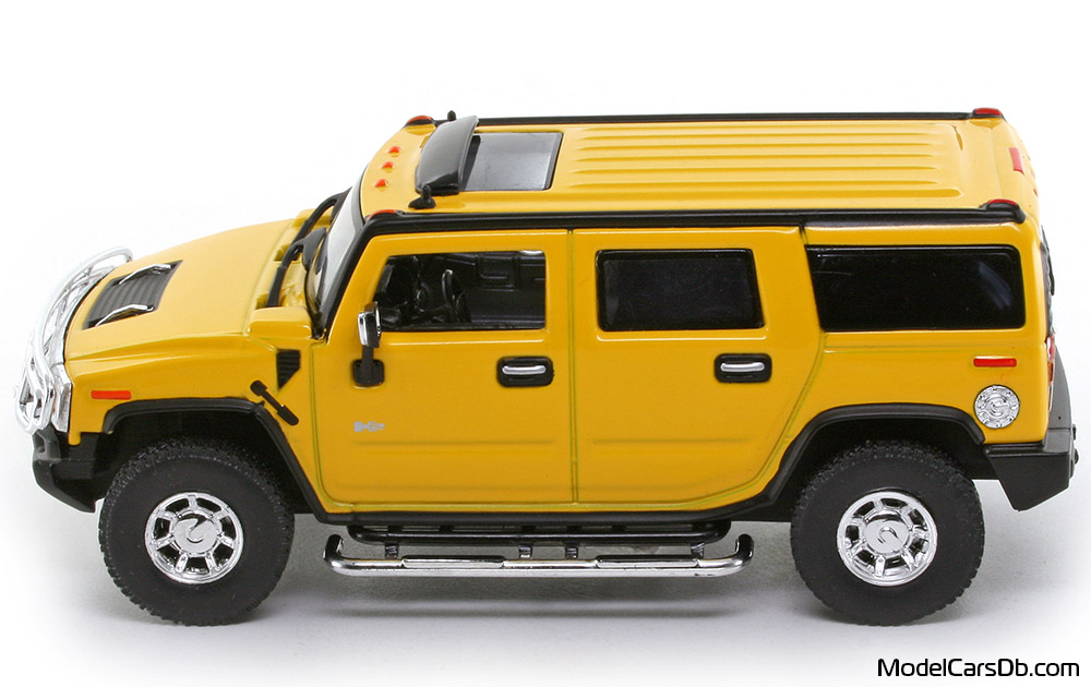 2004 - Hummer H2 Wagon Norev 1/43 (Жёлтый) Сторона