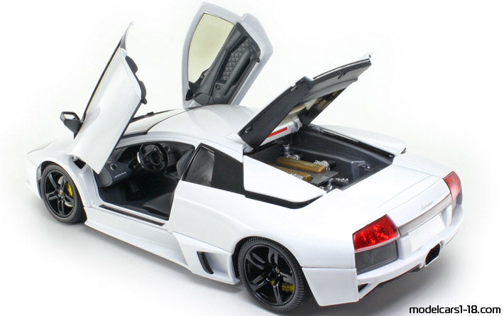 2007 - Lamborghini Murcielago LP640 Norev 1/18 (Белый) Открывающиеся части