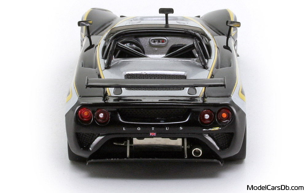 2007 - Lotus 2-Eleven Spark 1/43 (Чёрный / Серебристый) Сзади
