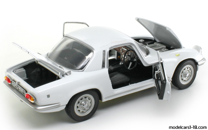 1961 - Lotus Elan S3 Sun Star 1/18 (Белый) Открывающиеся части