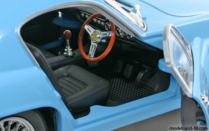 1960 - Lotus Elite Yat Ming 1/18 (Синий) Интерьер панель приборов