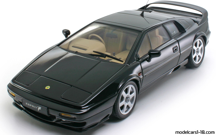 1993 - Lotus Esprit V8 AutoArt 1/18 (Kрасный) Передняя левая сторона