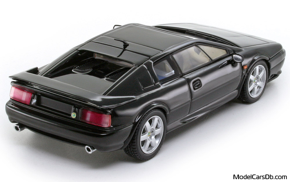 1993 - Lotus Esprit V8 AutoArt 1/43 (Чёрный) Задняя правая сторона