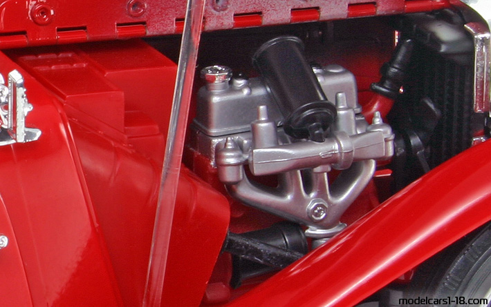 1947 - MG TC Midget Road Signature 1/18 (Kрасный) Двигатель