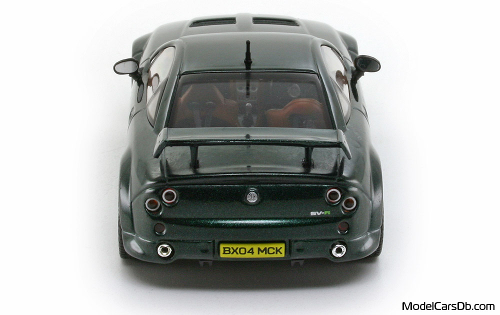 2004 - MG XPower SV-R Norev 1/43 (Зелёный / Чёрный) Сзади