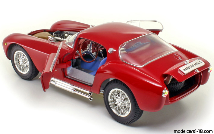 1954 - Maserati A6GCS Berlinetta Ricko 1/18 (Kрасный) Открывающиеся части