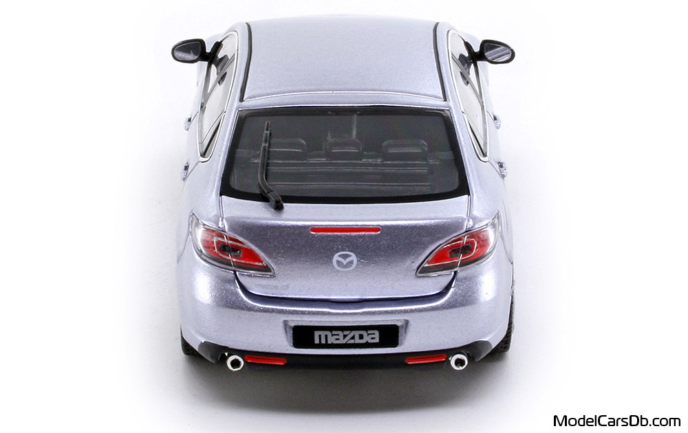 2007 - Mazda 6 Norev 1/43 (Серебристый) Сзади