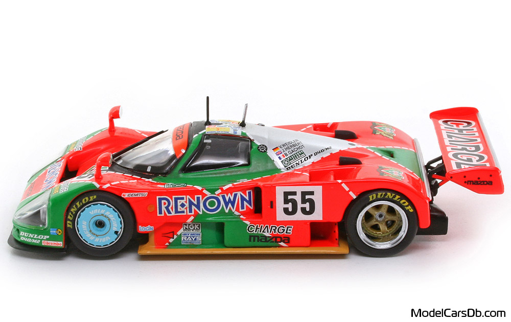1991 - Mazda 787B Minichamps 1/43 (Kрасный / Зелёный) Сторона