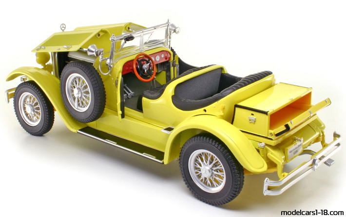 1927 - Mercedes 630 K Ricko 1/18 (Жёлтый) Открывающиеся части
