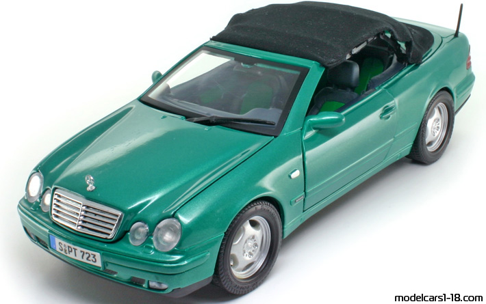 1997 - Mercedes CLK 320 (A208) Anson 1/18 (Red) Передняя левая сторона