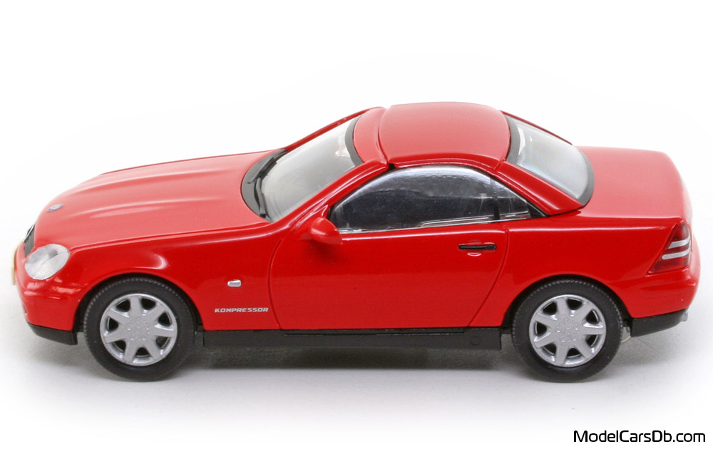1997 - Mercedes SLK 230 (R170) Herpa 1/43 (Kрасный) Сторона