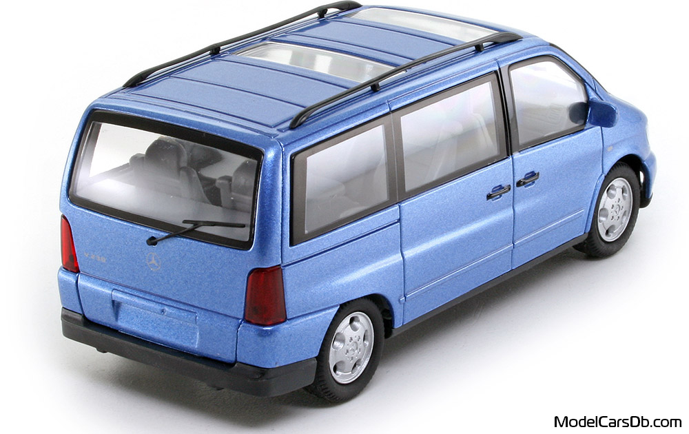 2003 - Mercedes V 230 (W638) Schuco 1/43 (Синий) Задняя правая сторона