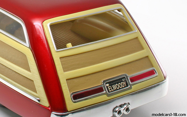 1950 - Mercury Eight Woodie Hot Wheels 1/18 (Синий) Багажник / Поднимающиеся фары