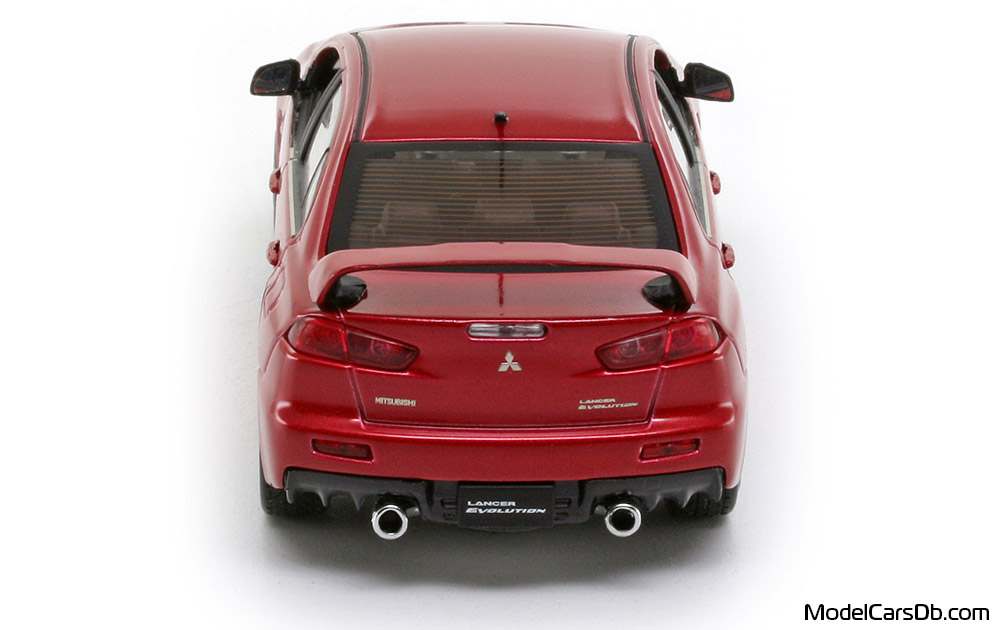 2008 - Mitsubishi Lancer EVO X Vitesse 1/43 (Kрасный) Сзади