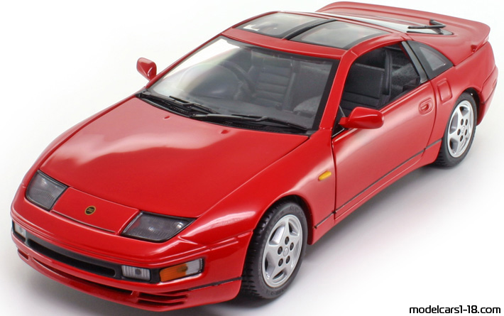 1989 - Nissan 300ZX Twin Turbo (Z32) Kyosho 1/18 (Kрасный) Передняя левая сторона