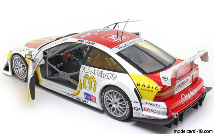 1996 - Opel Calibra V6 ITC UT 1/18 (Белый / Жёлтый) Открывающиеся части