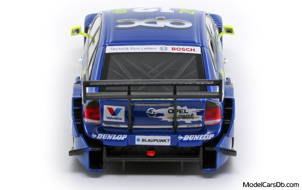 2005 - Opel Vectra GTS V8 DTM Minichamps 1/43 (Синий / Белый) Сзади