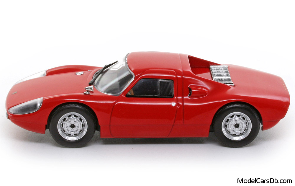 1964 - Porsche 904 Carrera GTS Minichamps 1/43 (Kрасный) Сторона