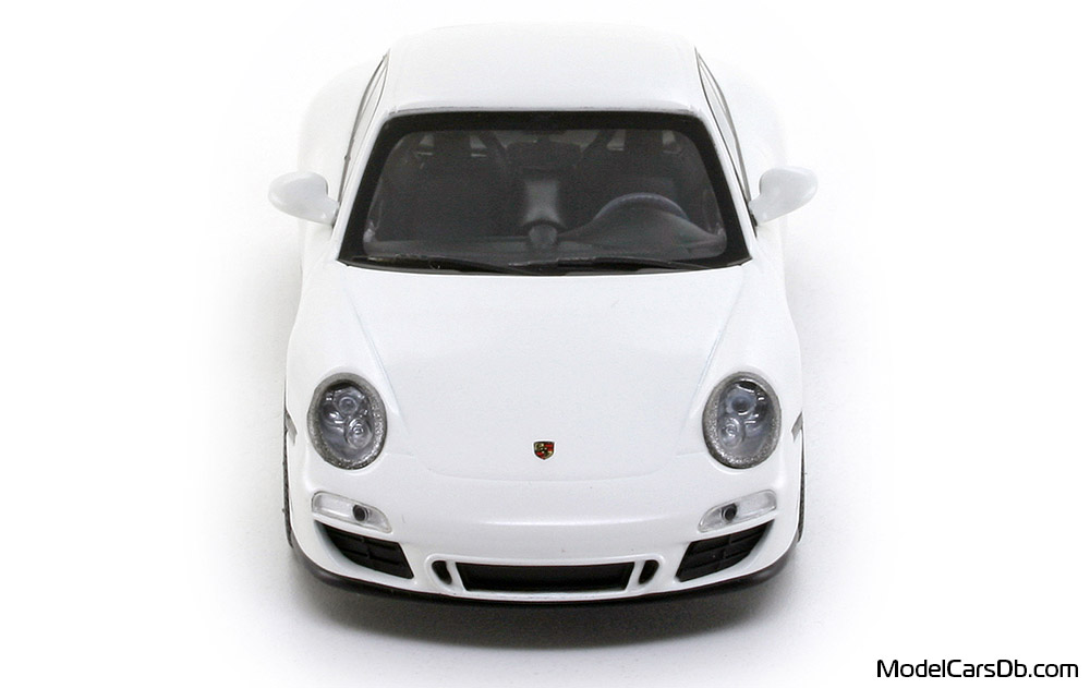 2011 - Porsche 911 Carrera GTS (997) Minichamps 1/43 (Белый) Спереди